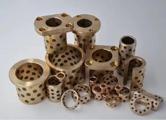 Customizable Plain Sleeve Bearing , Good Physical Performance Copper Bearing